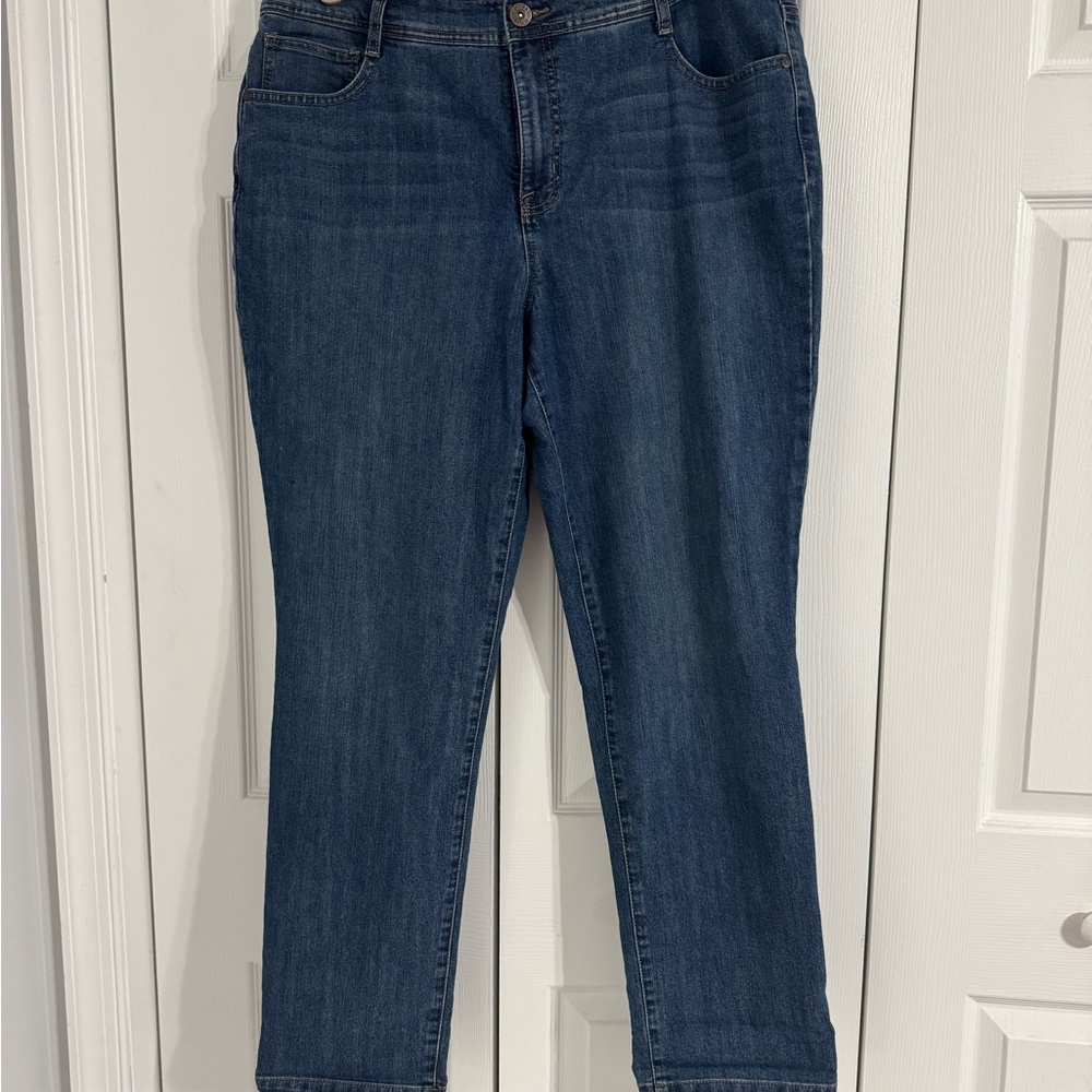 Style & Co. Blue Cropped Ankle Jeans Medium Indigo